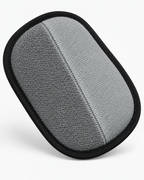 Gant anti-poils Compelio – face textile grise double surface