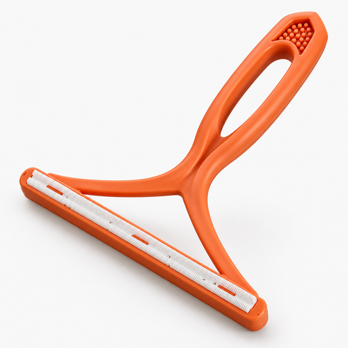 Raclette anti-poils réutilisable Compelio orange – vue produit